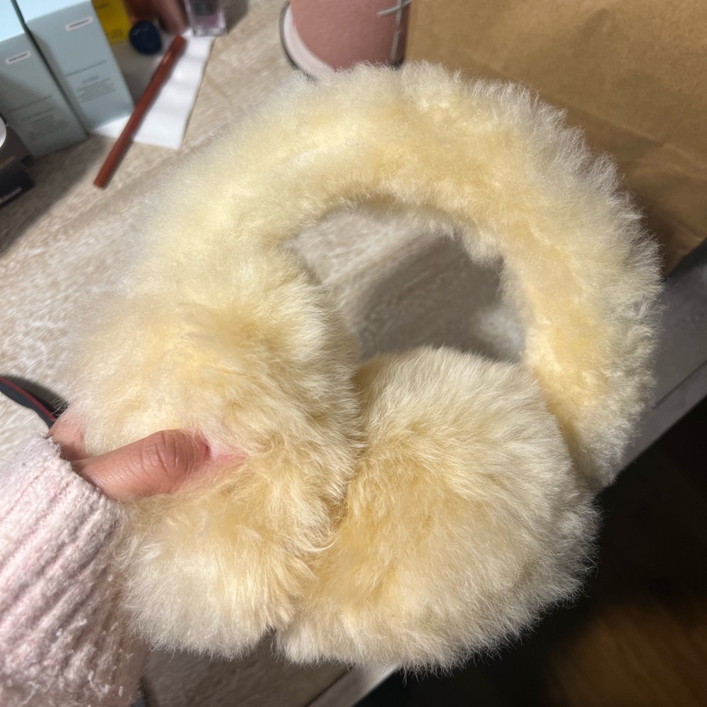 Fluffy Baby Alpaca Earmuffs